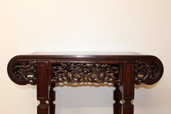 Asian Carved Rosewood Altar Table