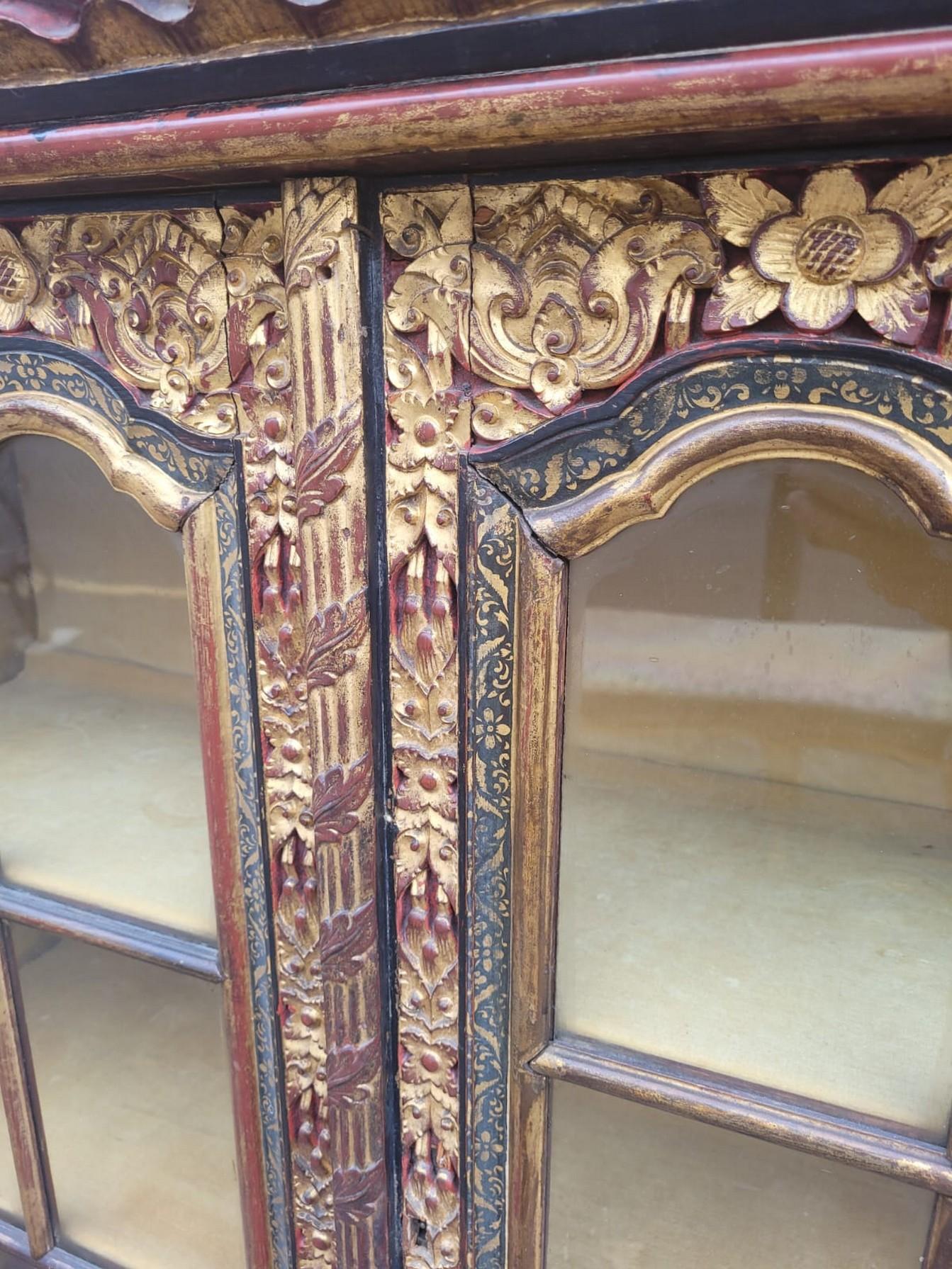 19th Century Asian Carved Wooden Furniture, Late 19th Early 20th Century For Sale