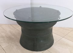 Asian Cast Bronze Rain Drum