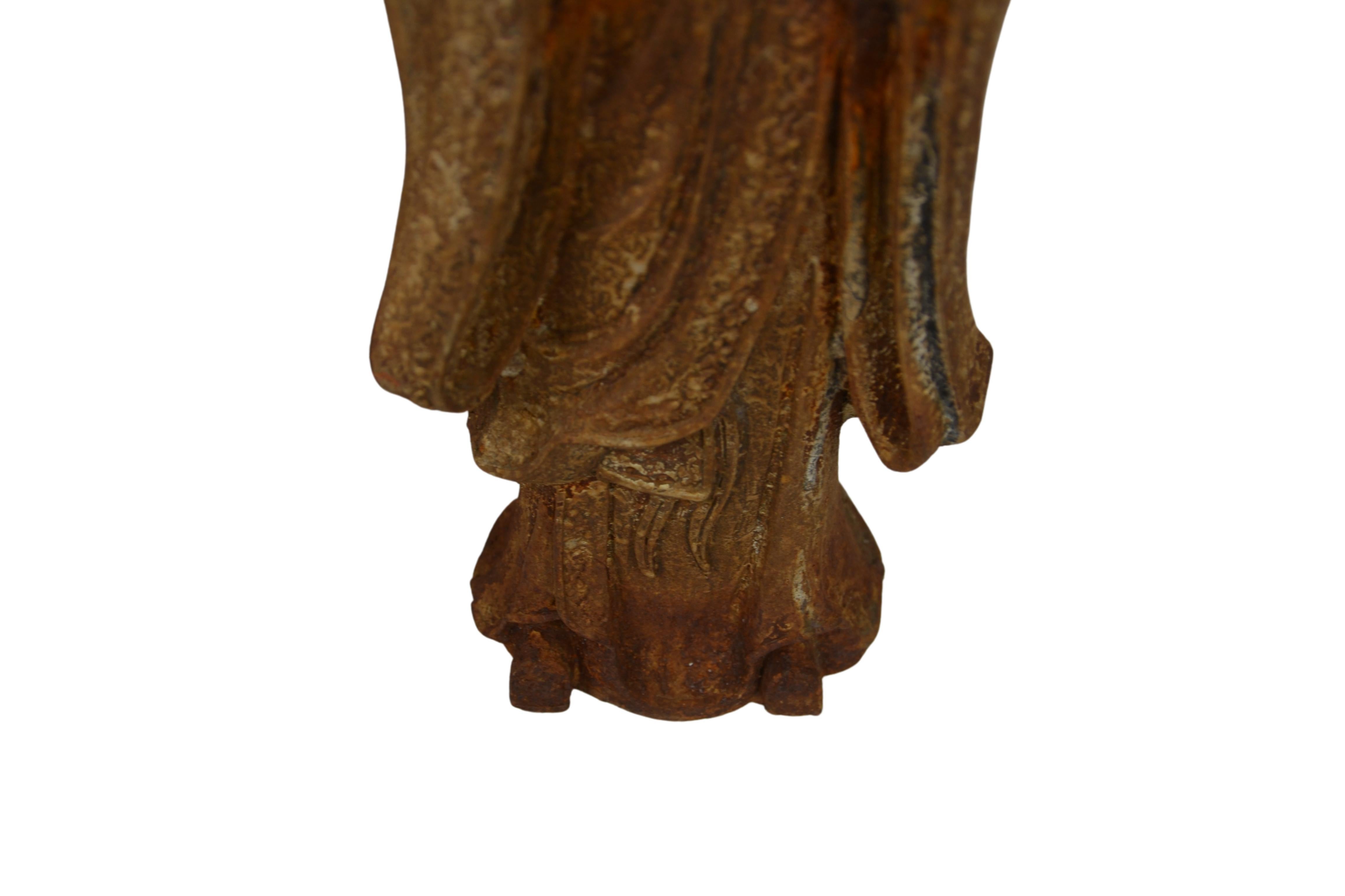 Cinese Figure asiatiche in ghisa in vendita