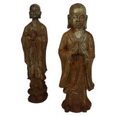 Vintage Asian Cast Iron Figures