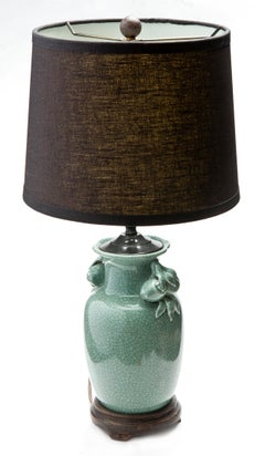 Asian Celadon Table Lamp