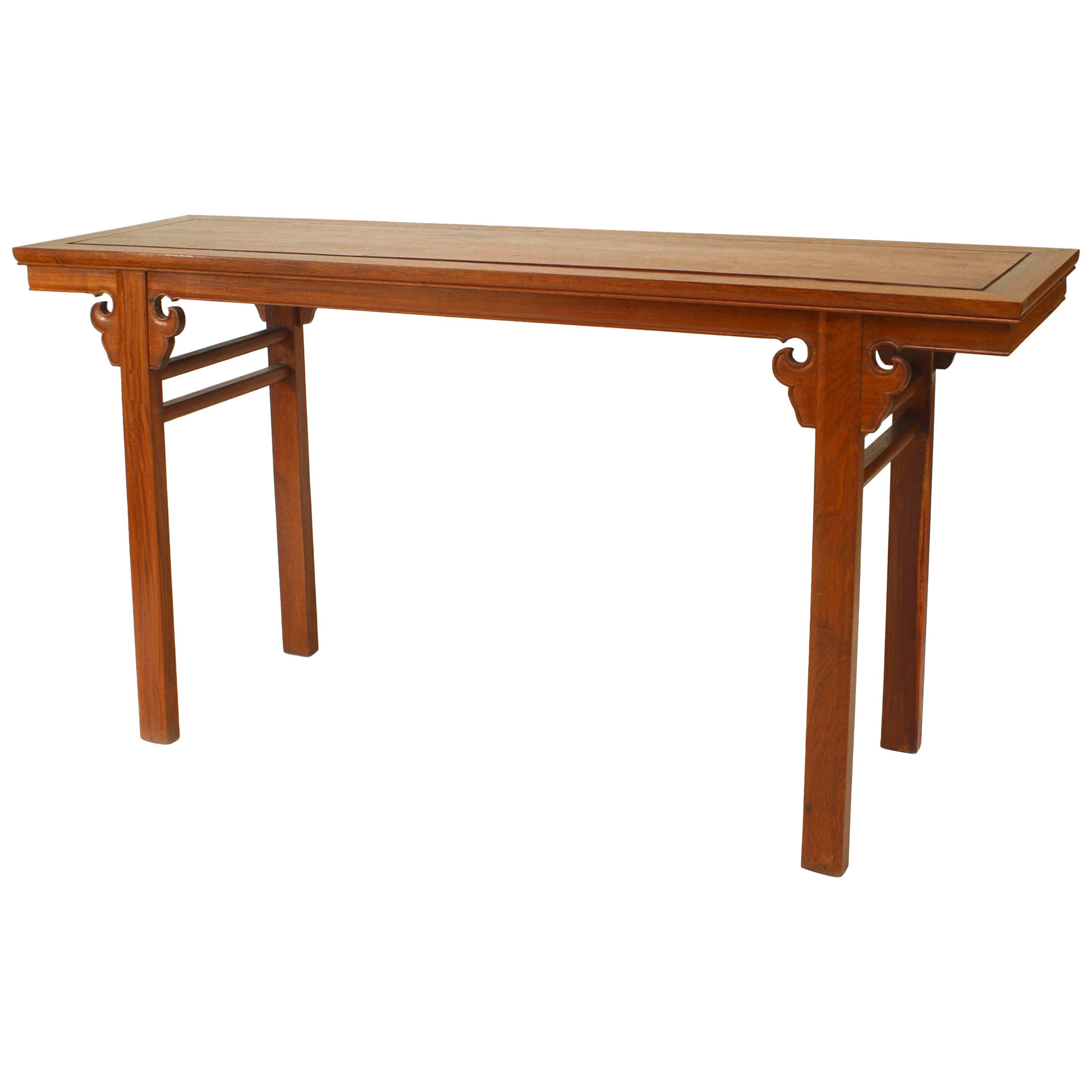 Asian Chinese Style Hardwood Console "Altar" Table