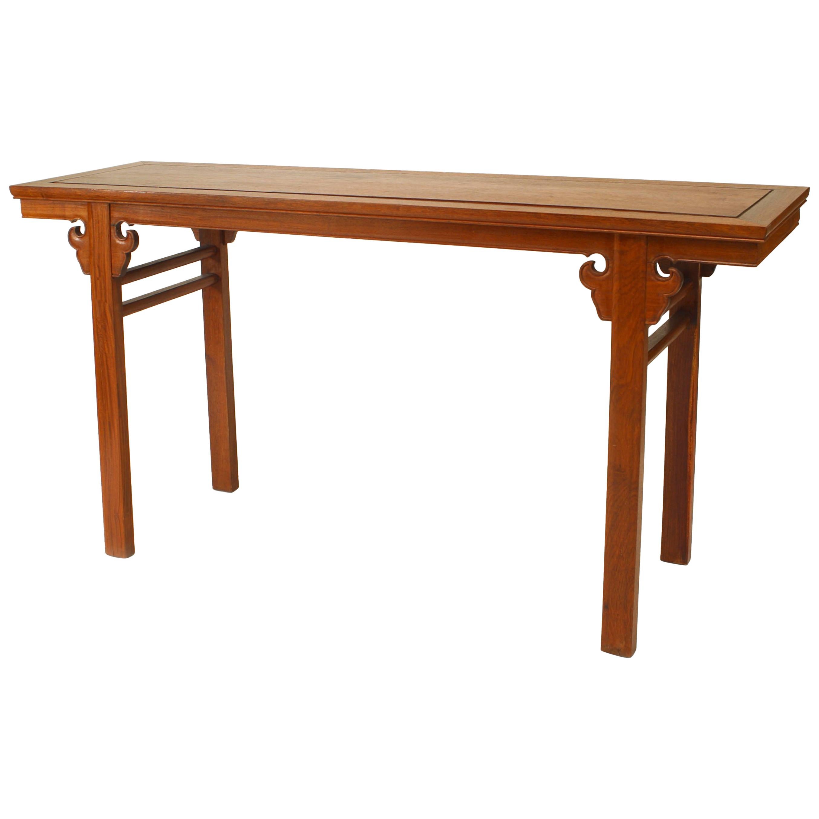 Tavolo da console "Altare" in legno duro in stile Asian Chinese in vendita