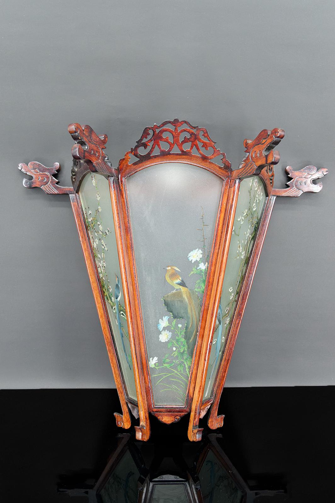 asian wall sconce