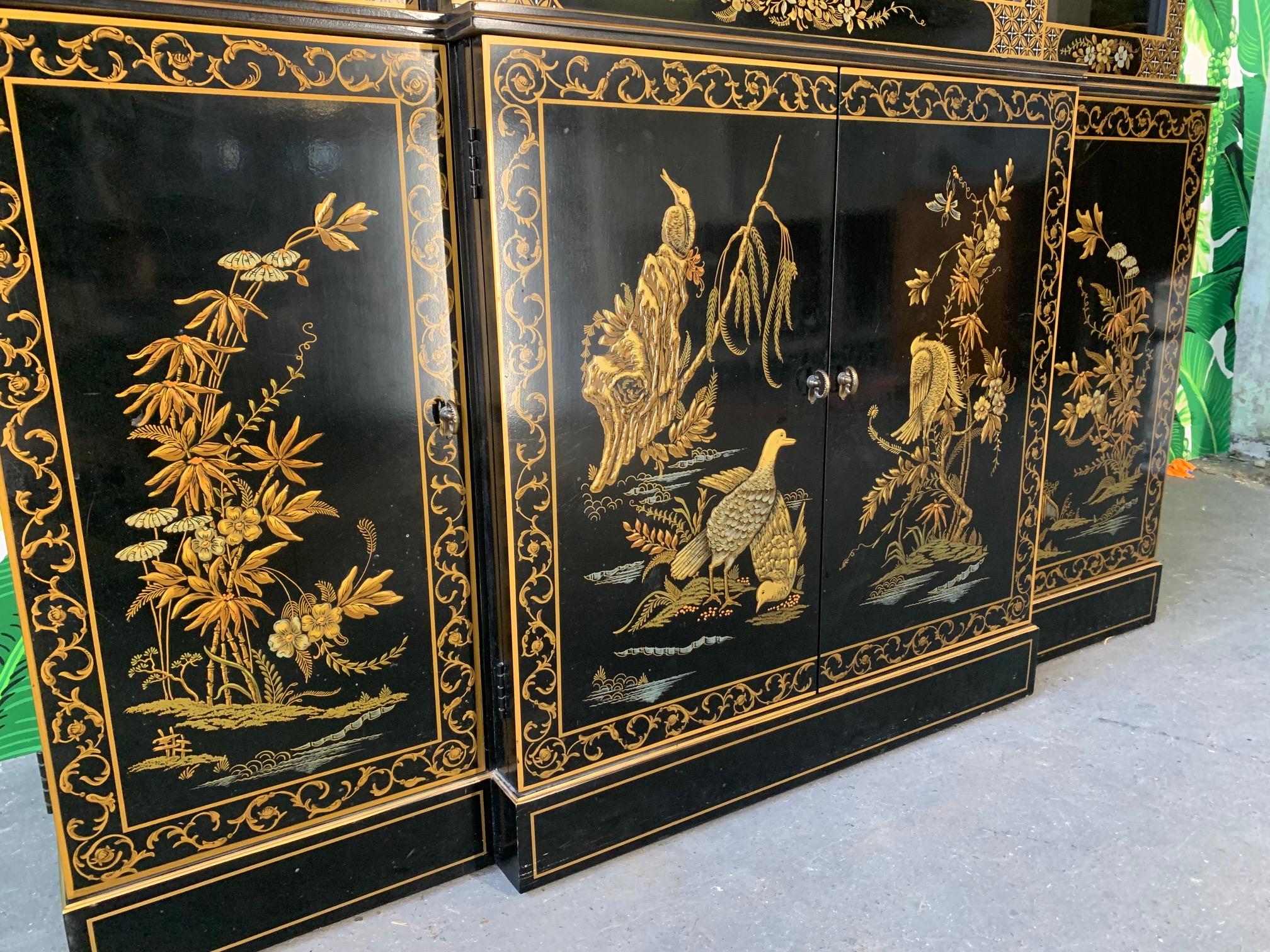 drexel chinoiserie china cabinet
