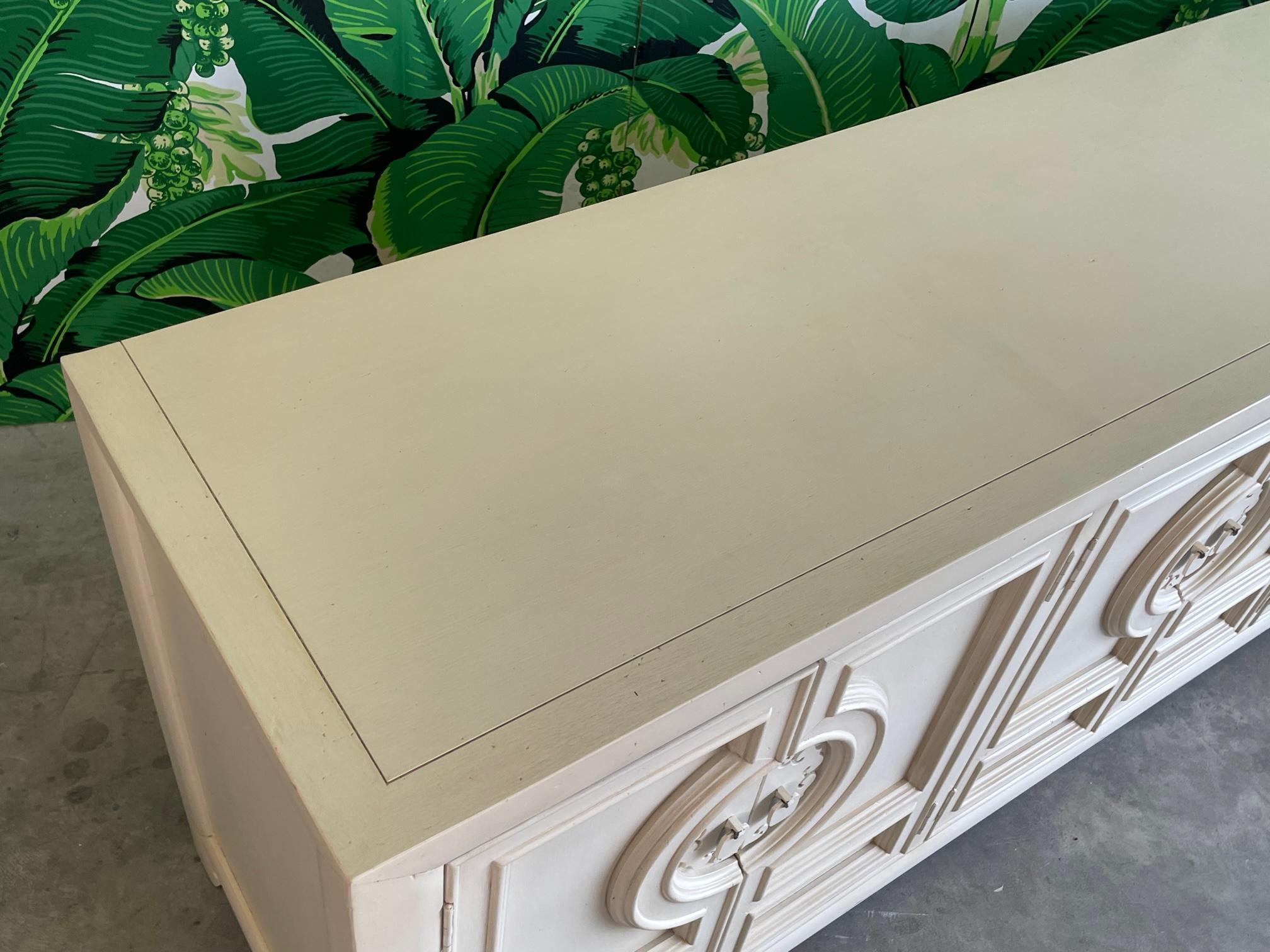 American Asian Chinoiserie Heavy Credenza by Century Furniture