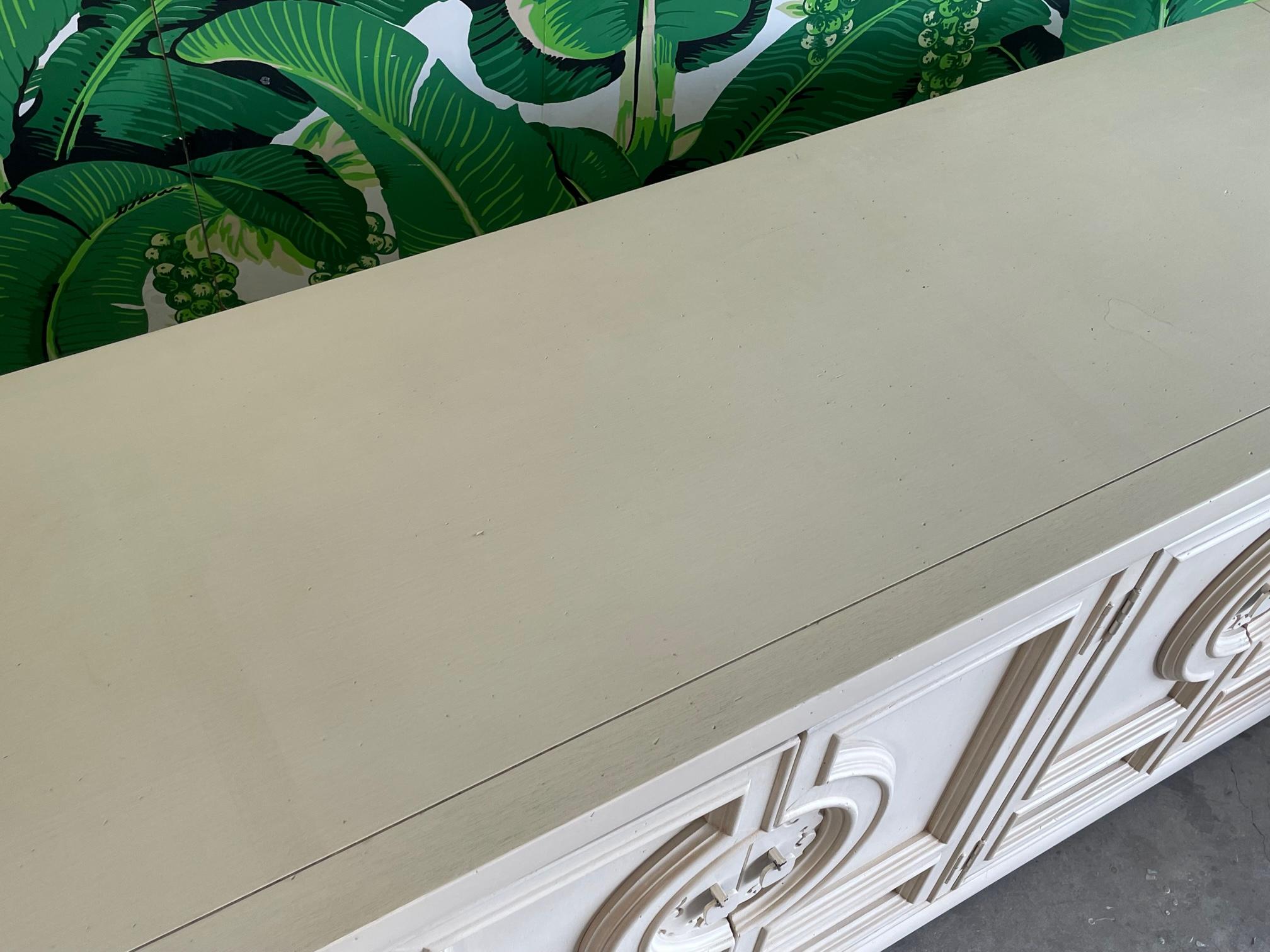 Asian Chinoiserie Heavy Credenza by Century Furniture In Good Condition In Jacksonville, FL