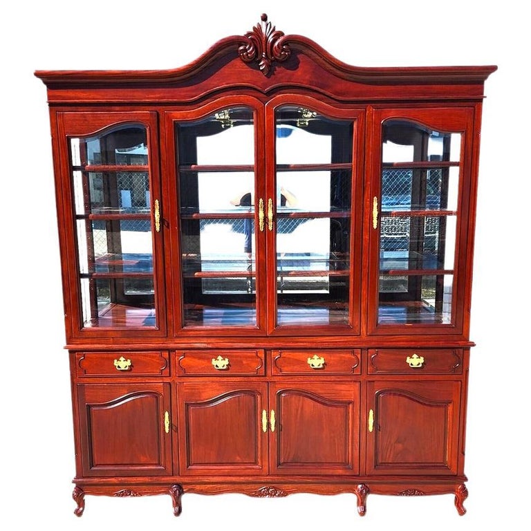 Asian chinoiserie Solid Rosewood China 1970s For Sale at 1stDibs