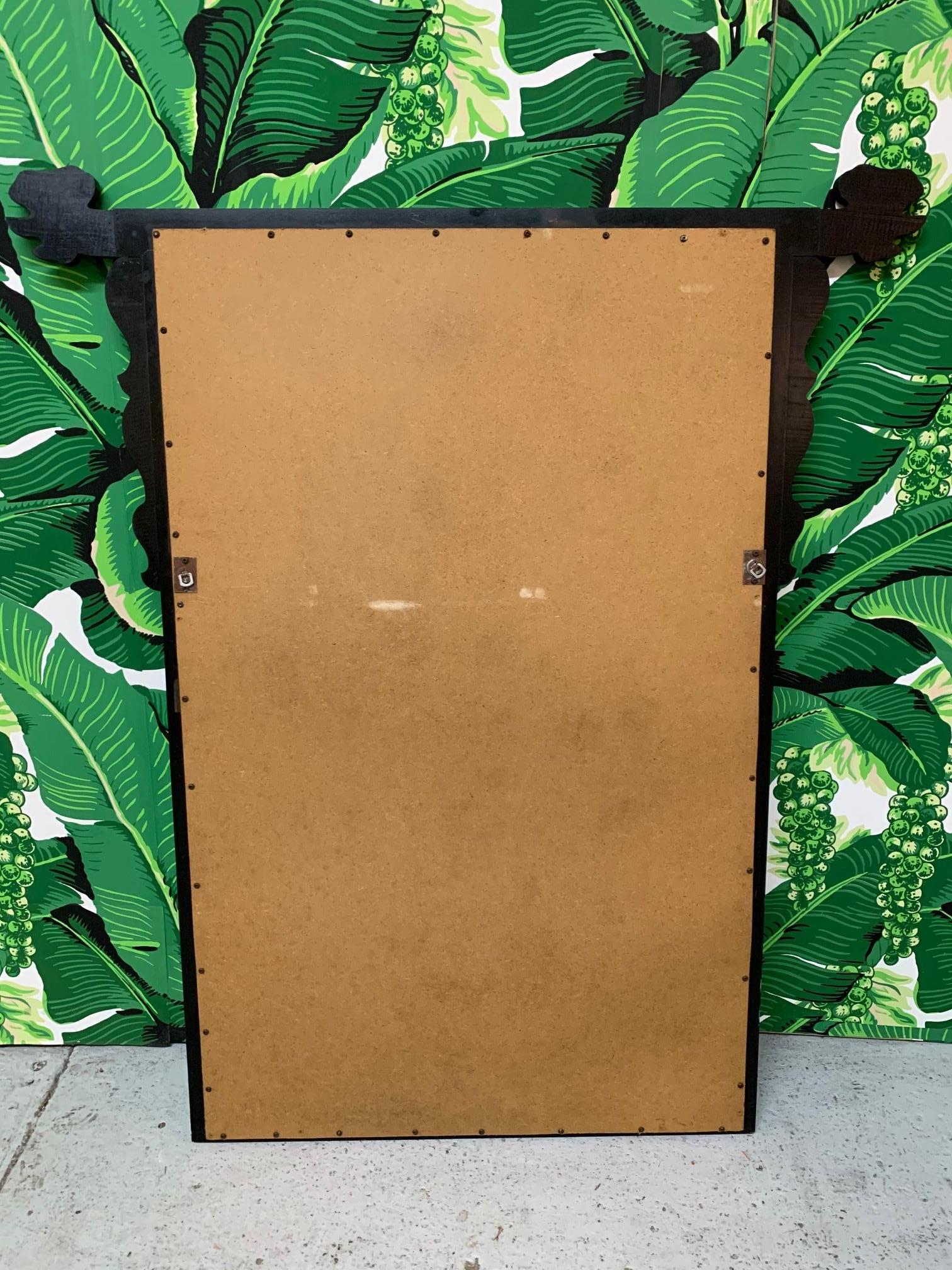 Late 20th Century Asian Chinoiserie Wall Mirror
