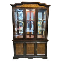 Used Asian Chippendale Pagoda Chinoiserie China Cabinet by Universal Furniture