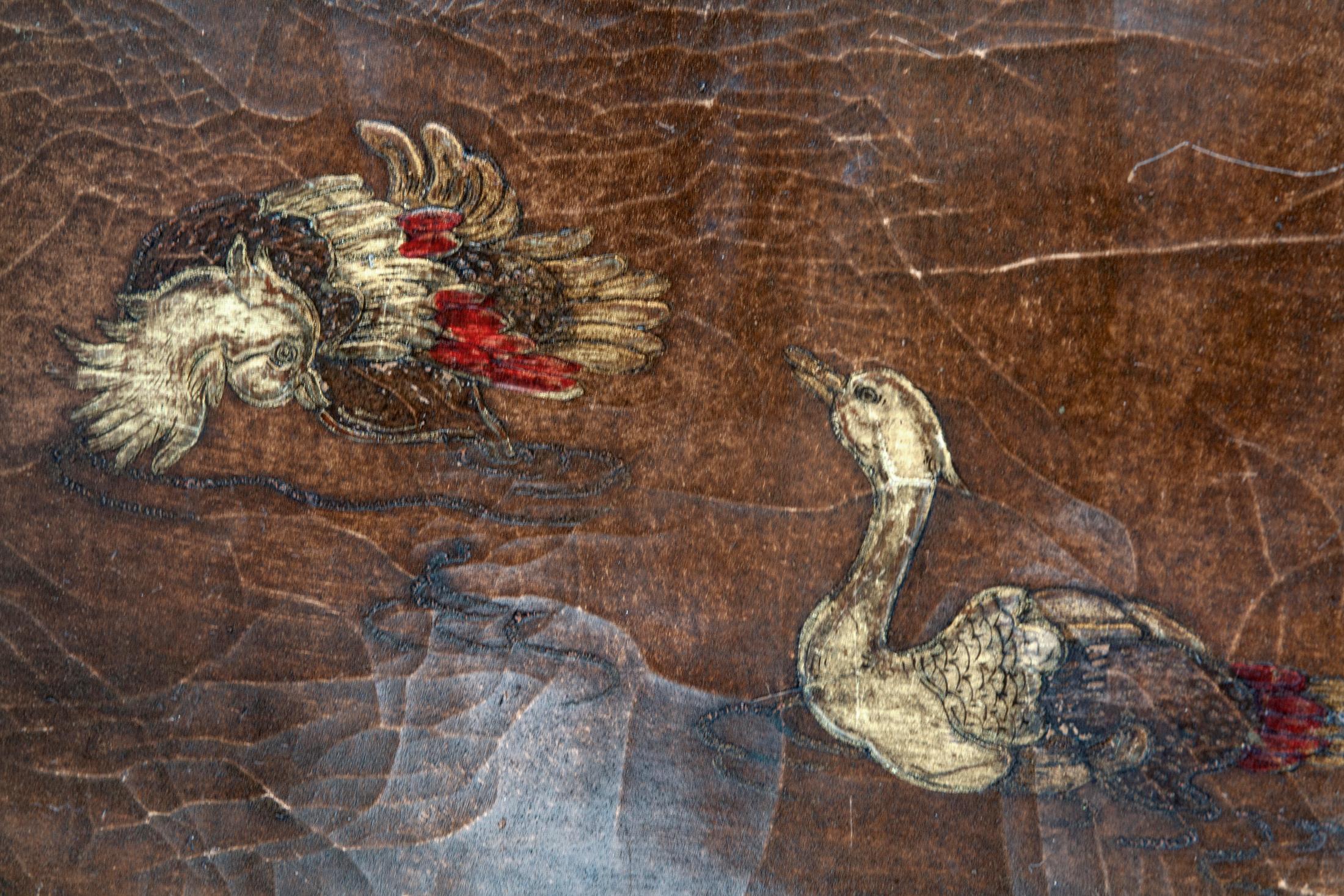Asian Lacquered Small Coffee Table For Sale 2