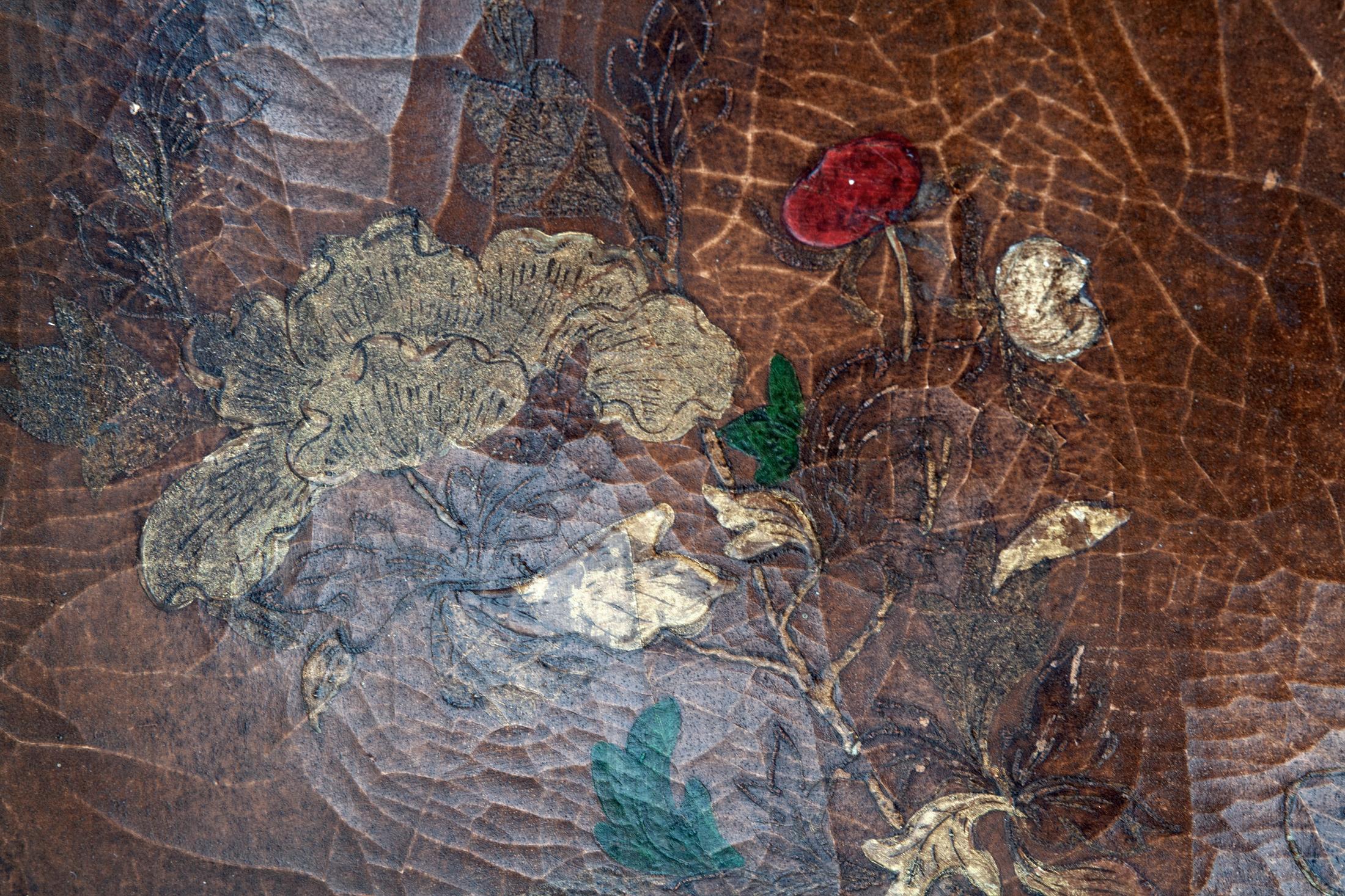 Asian Lacquered Small Coffee Table For Sale 5
