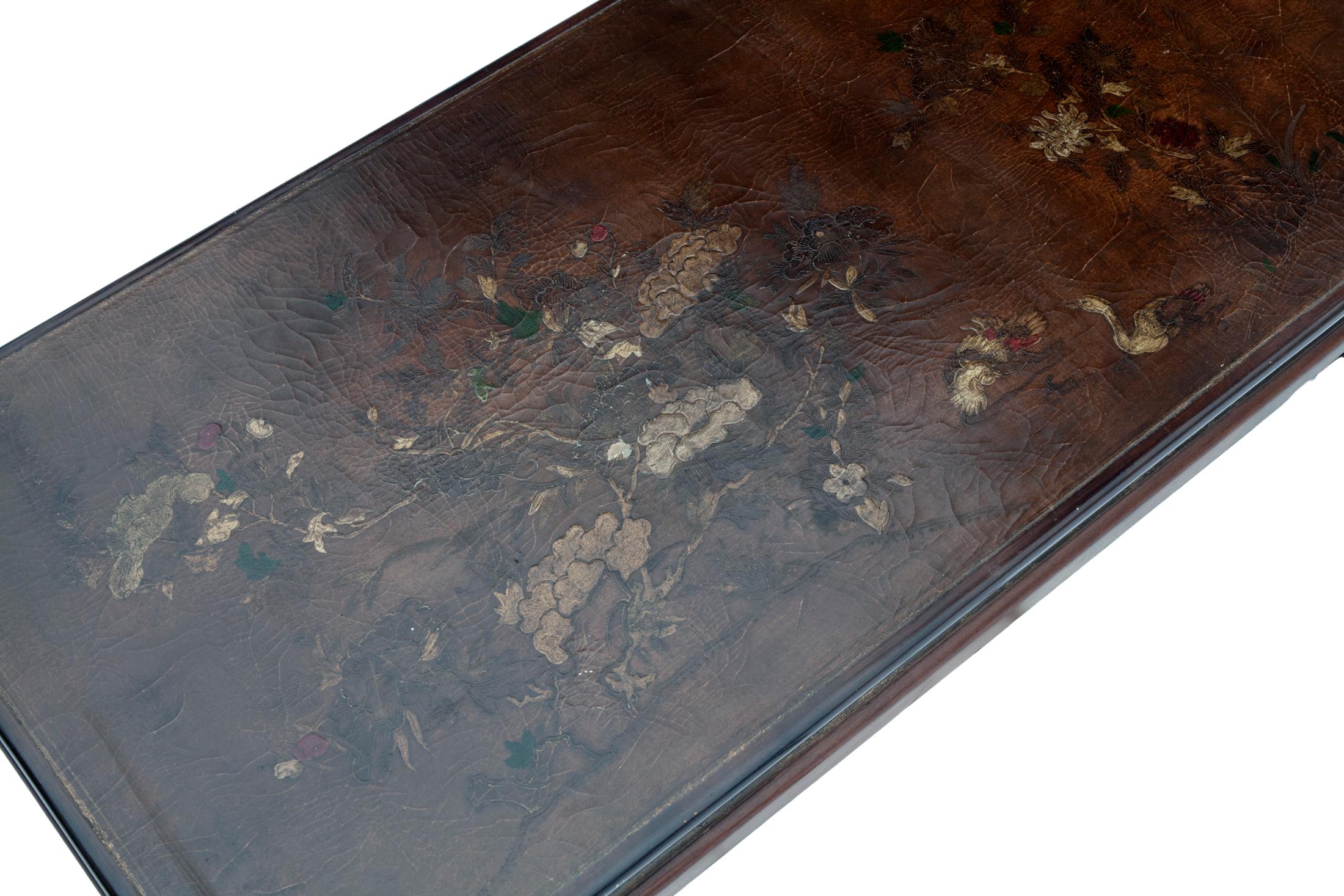 Asian Lacquered Small Coffee Table For Sale 8