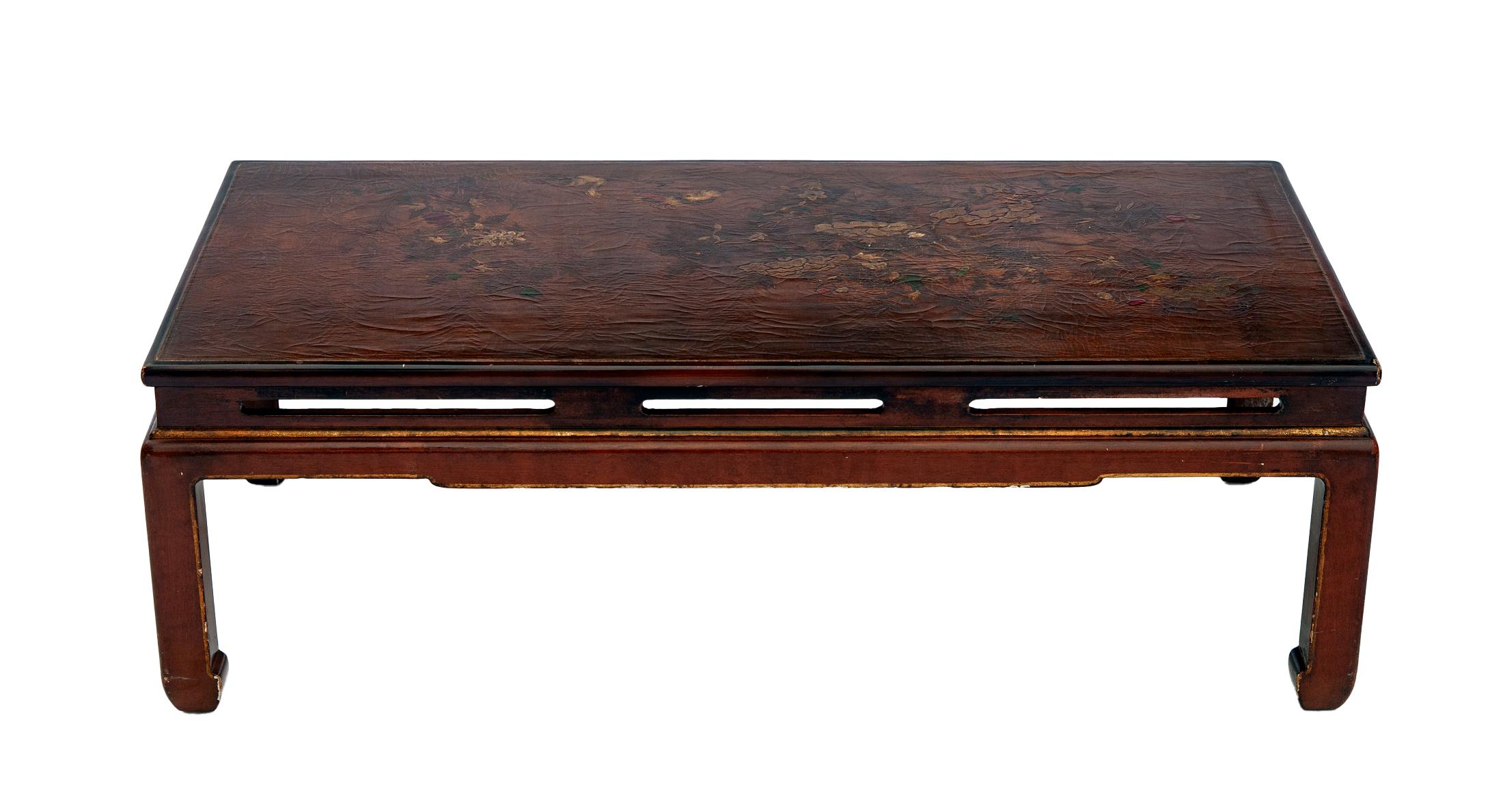 Asian Lacquered Small Coffee Table For Sale 10