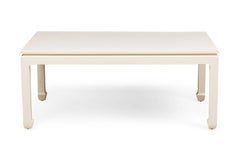 Asian Contemporary Ming Style Raffia Wrapped Coffee Table