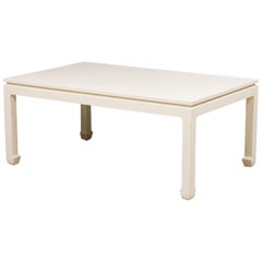 Asian Contemporary Ming Style Raffia Wrapped Coffee Table Asian Contemporary Ming Style Raffia Wrapped Coffee Table