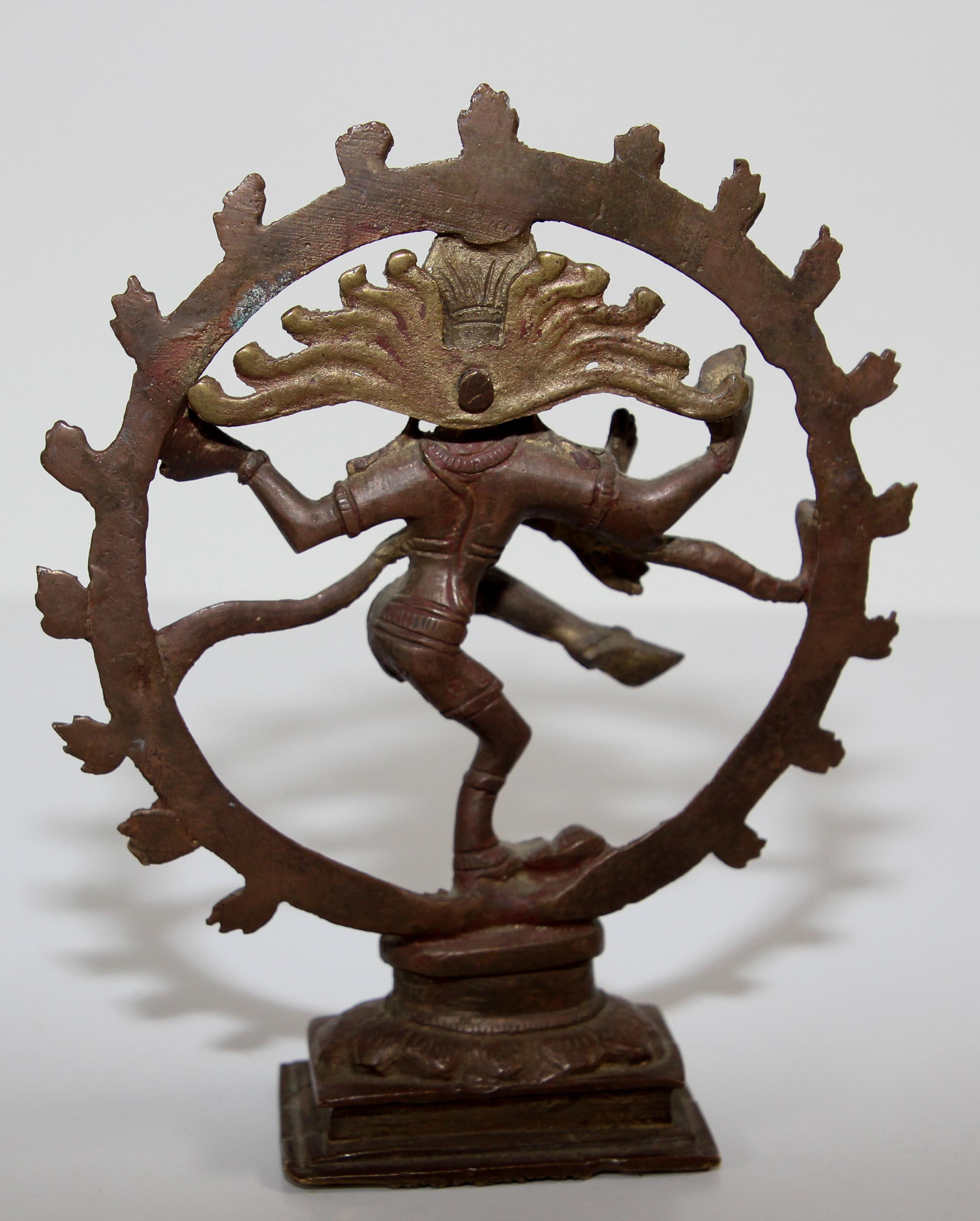 Asian Dancing Hindu Bronze Shiva Nataraja 1