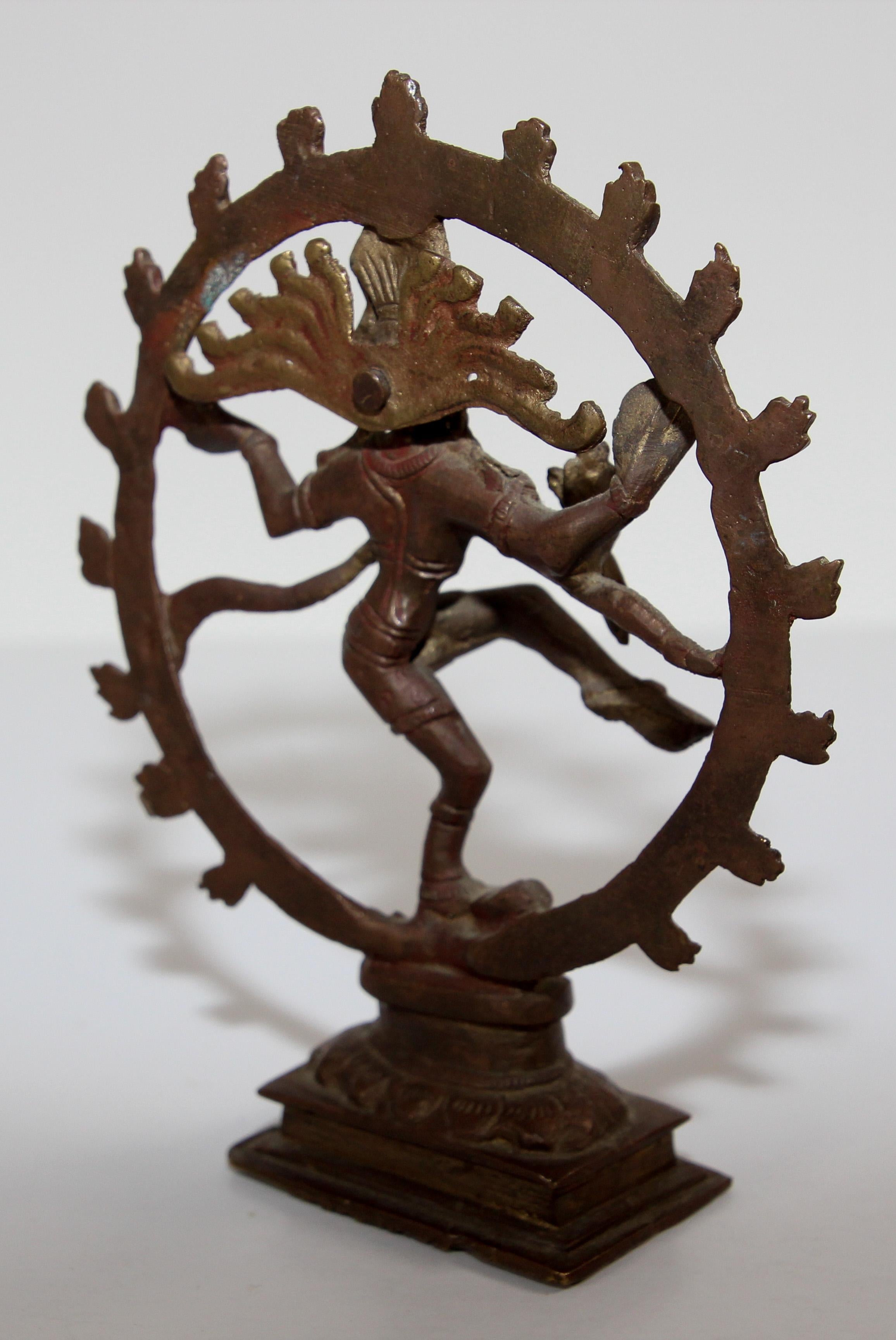 Asian Dancing Hindu Bronze Shiva Nataraja 2