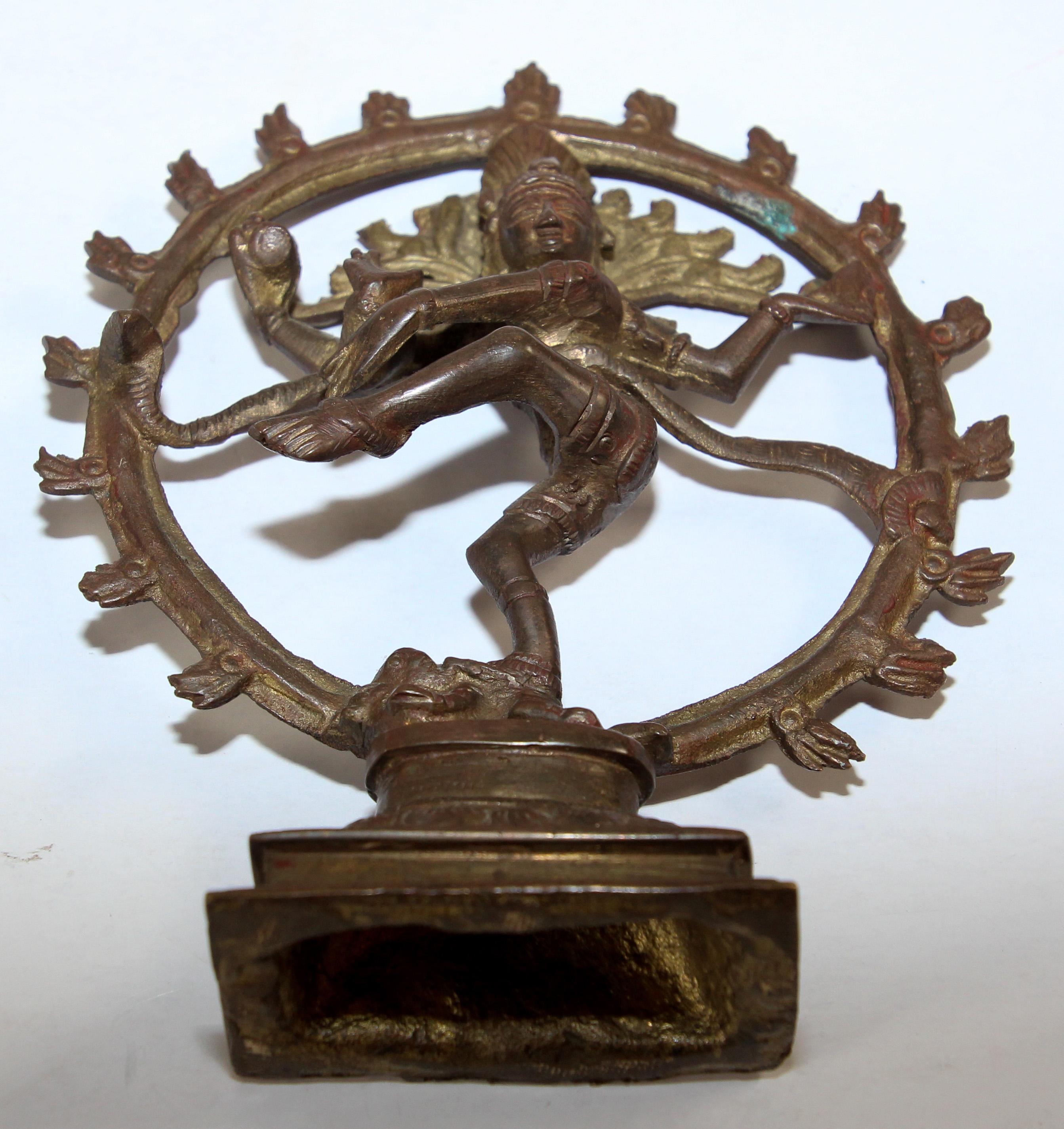 Asian Dancing Hindu Bronze Shiva Nataraja 3