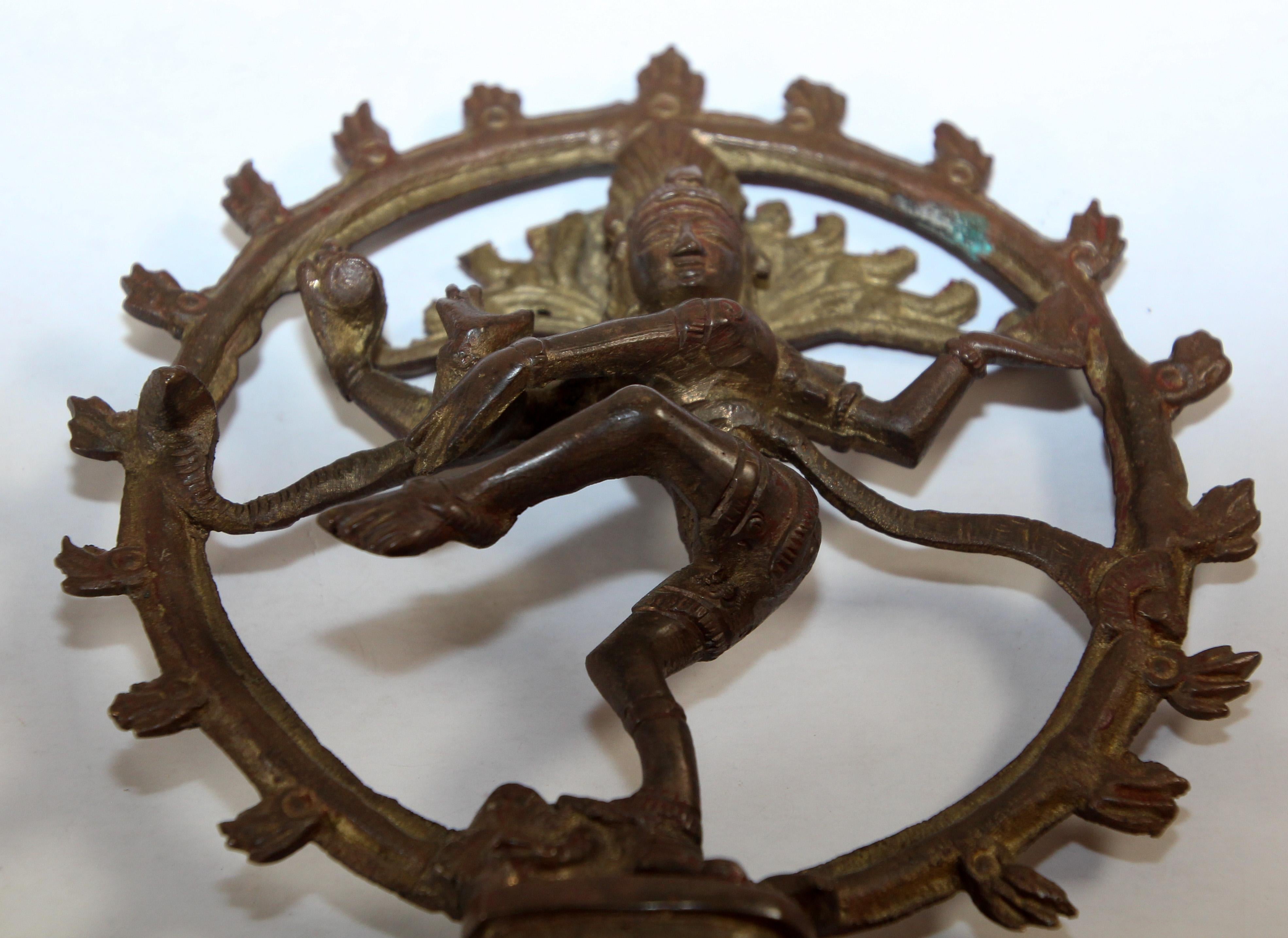 Asian Dancing Hindu Bronze Shiva Nataraja 4