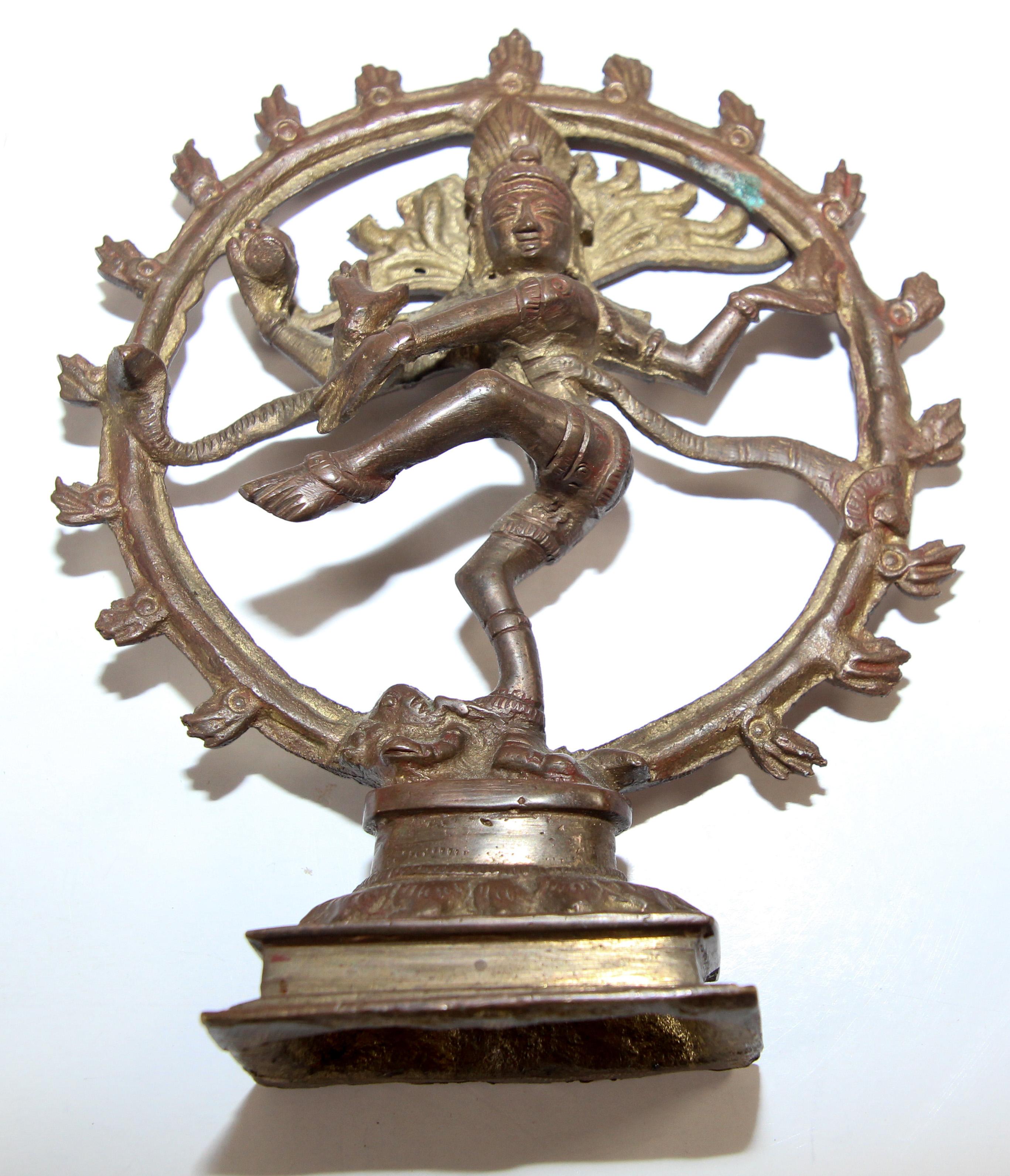 Asian Dancing Hindu Bronze Shiva Nataraja 6