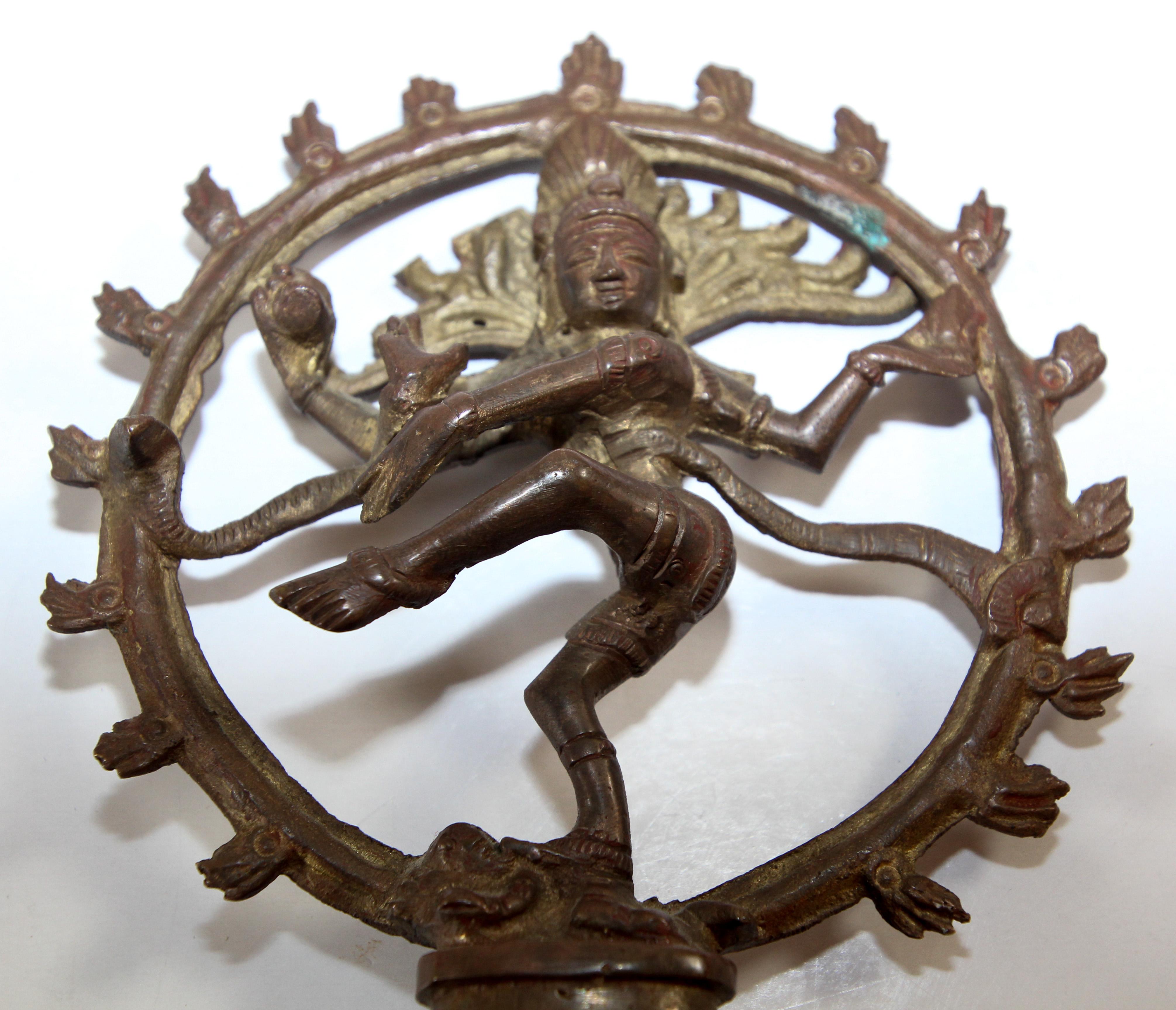Asian Dancing Hindu Bronze Shiva Nataraja 7