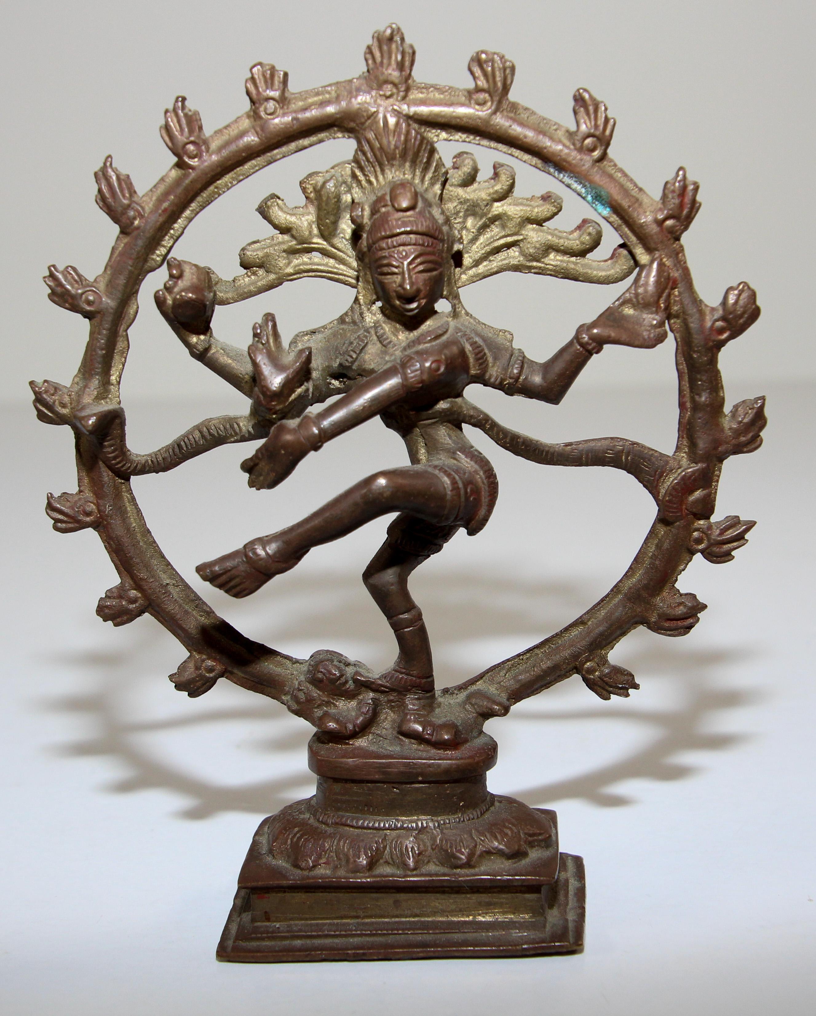 Asian Dancing Hindu Bronze Shiva Nataraja 8