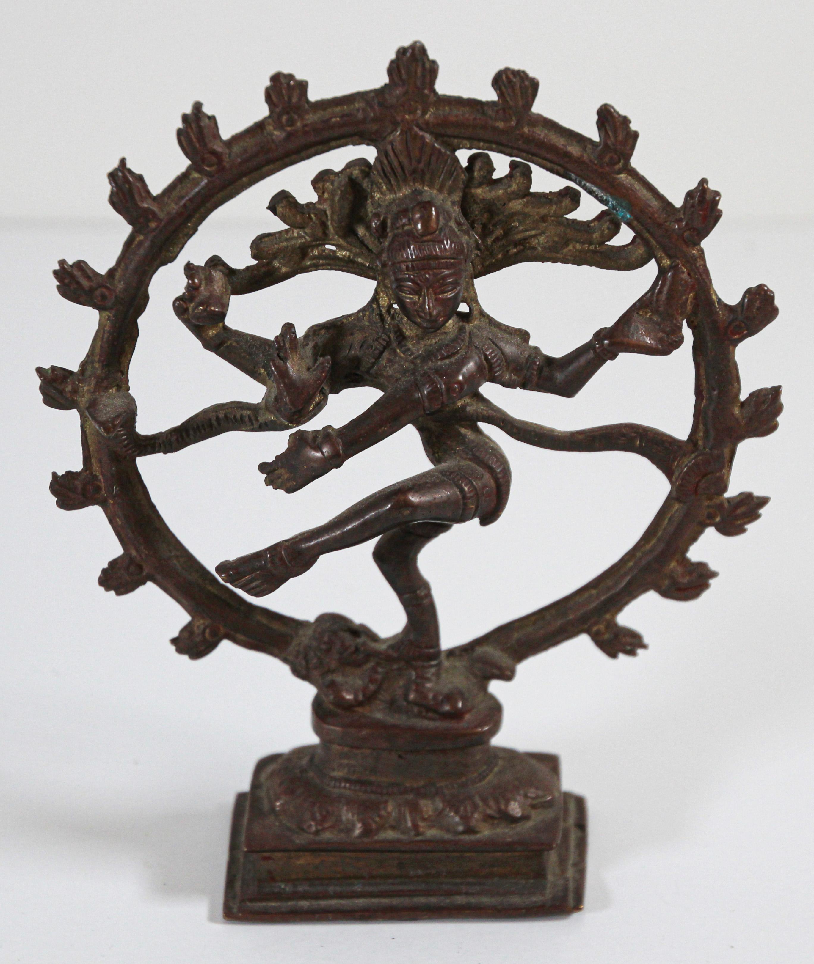 Asian Dancing Hindu Bronze Shiva Nataraja 9