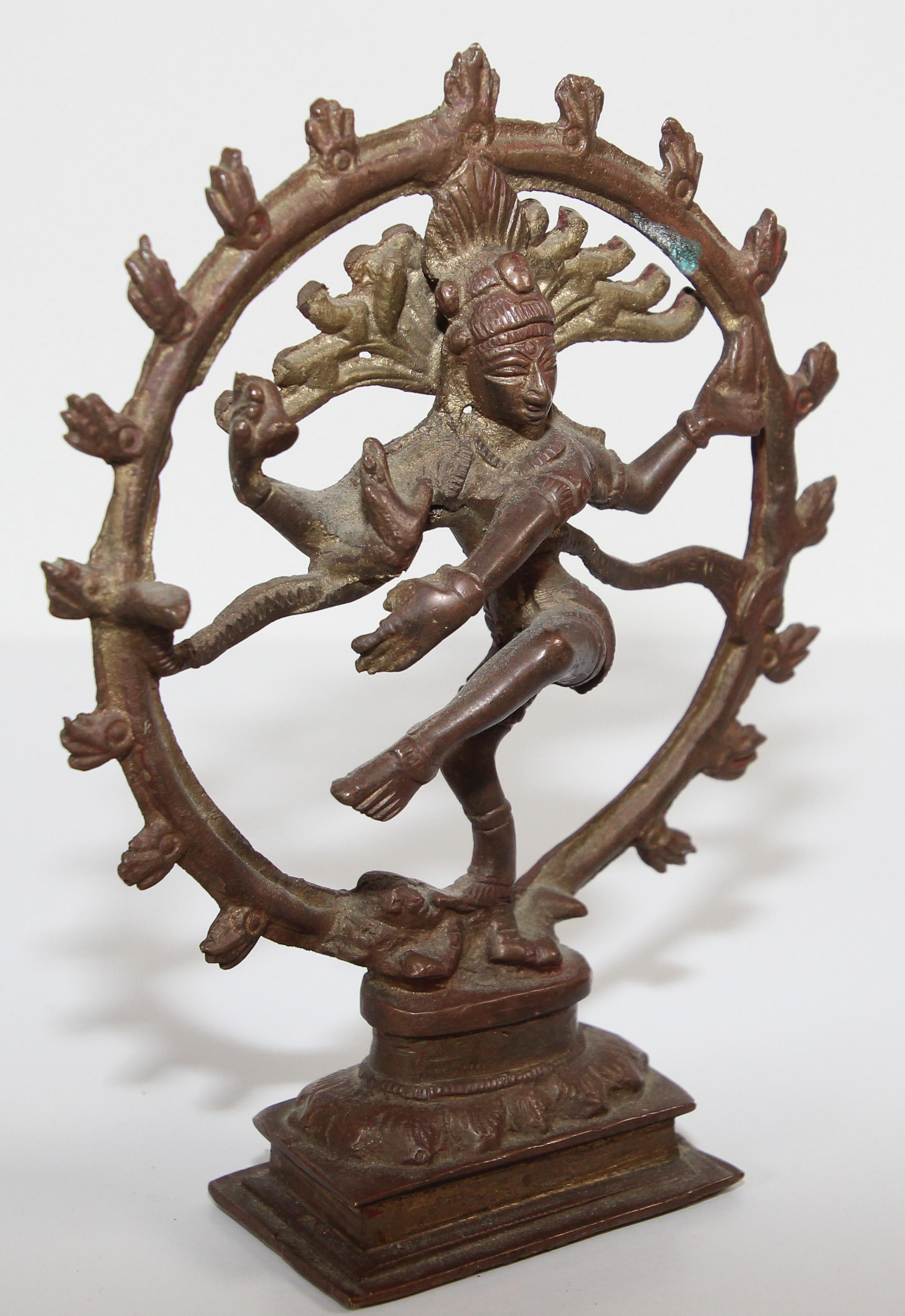 Indian Asian Dancing Hindu Bronze Shiva Nataraja