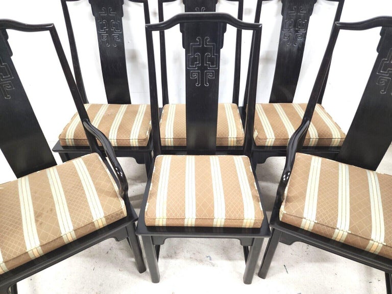 Asian Dining Chairs Chin Hua by Raymond Sobota Century Furniture Set of
