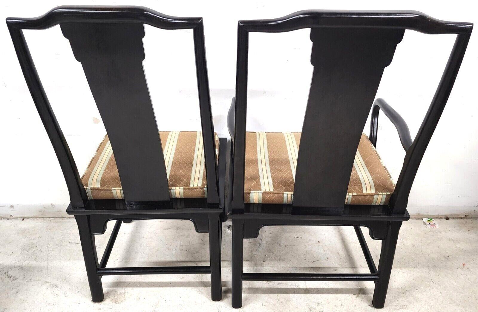 Late 20th Century Asian Dining Chairs Chin Hua by Raymond Sobota Century Furniture Set of 6