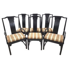 Vintage Asian Dining Chairs Chin Hua by Raymond Sobota Century Furniture Set of 6