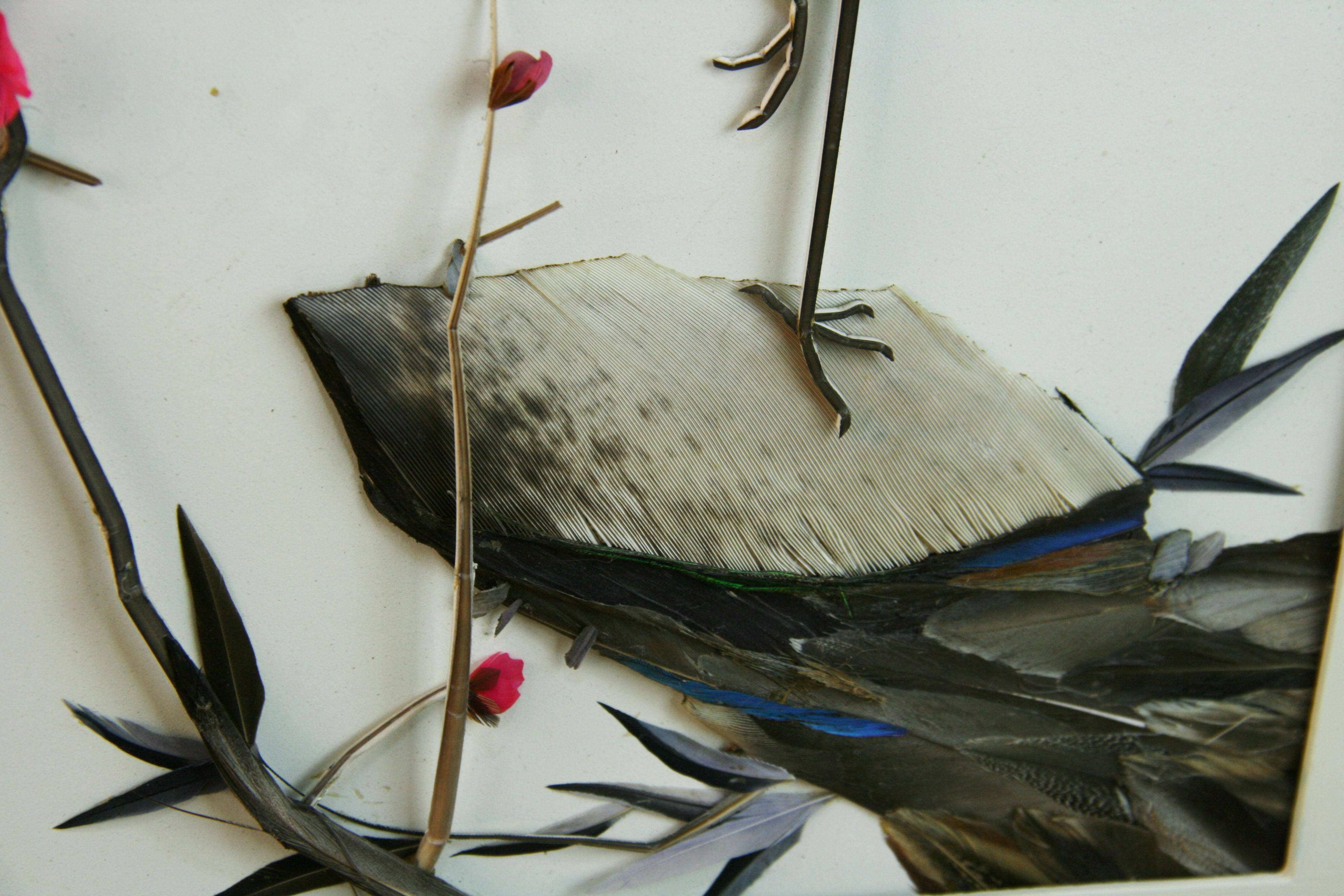 Egret asiatique grand format  Diorama en vente 1