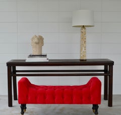 Asian Elmwood Console Table