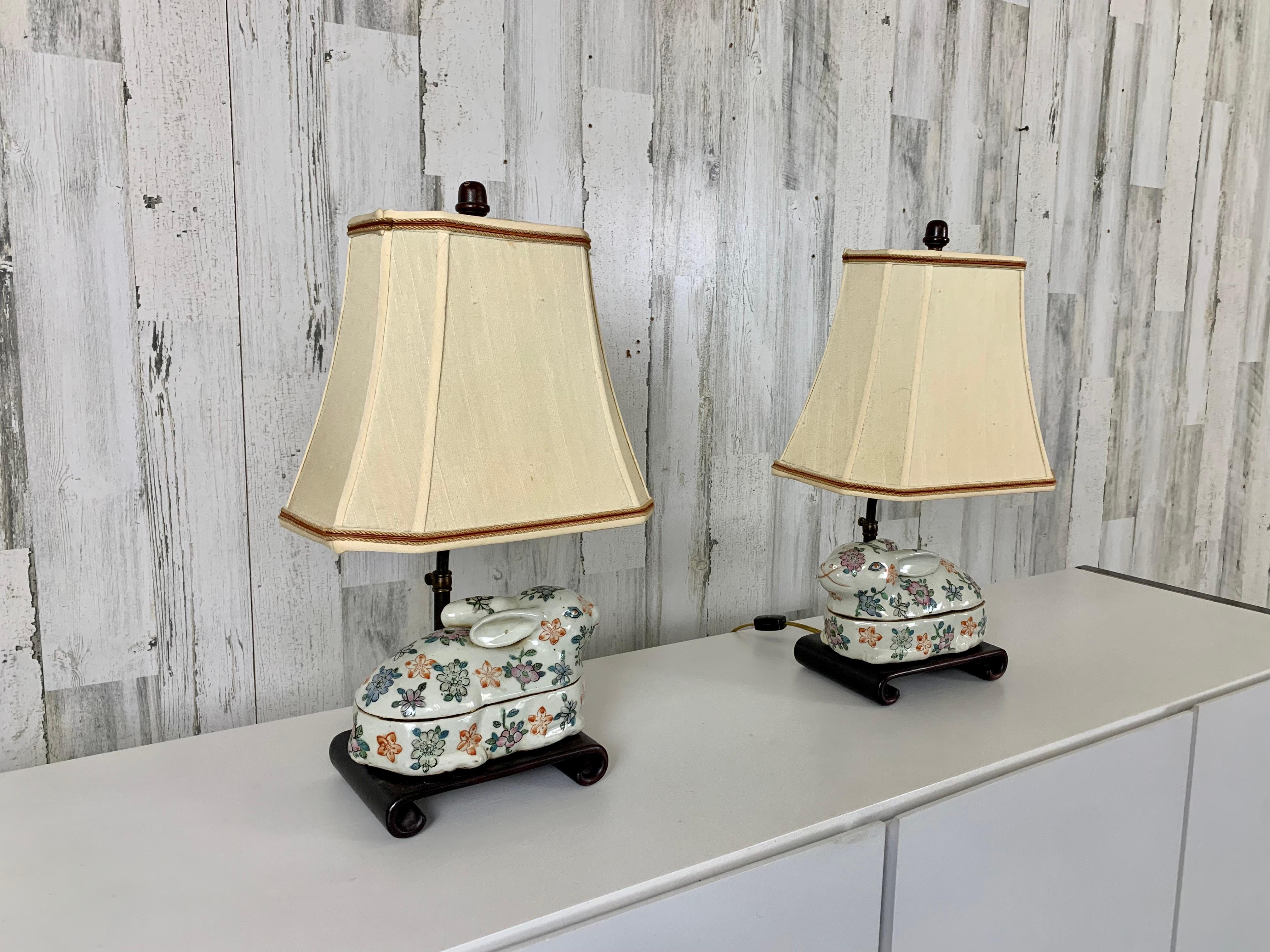 Exportation chinoise Lampes lapins d'exportation asiatique en vente