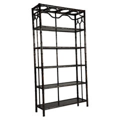 Estantería asiática de bambú sintético