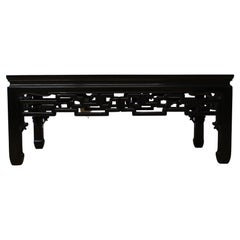 Asian Hand Carved Low Table