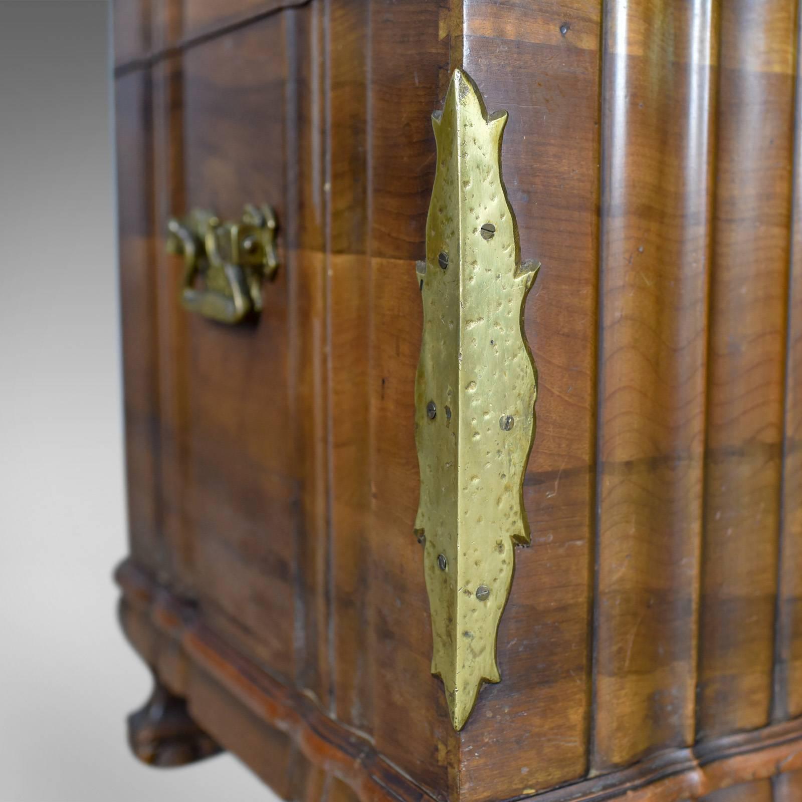 Asian Hardwood Trunk, Bronzed-Mounted Chest, Coffer, Late 20th Century For Sale 5