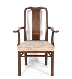 Asian Influenced 12 Dining Chairs Michael Taylor Baker Refinished Reupholstered