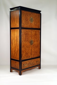 Armario de influencia asiática de Raymond Sobota para Century Furniture, EE.UU. 1970