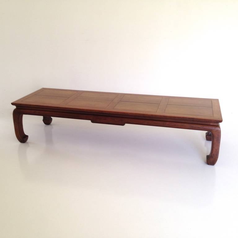 Mid-Century Modern Asian Inspired Coffee Table by Michael Taylor for Baker For Sale