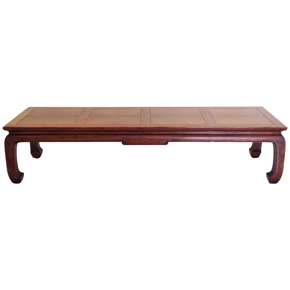 Asian Inspired Coffee Table by Michael Taylor for Baker For Sale 2