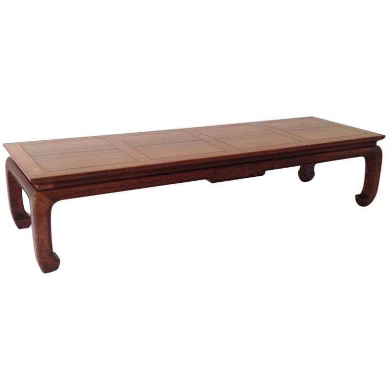 Asian Inspired Coffee Table by Michael Taylor for Baker For Sale
