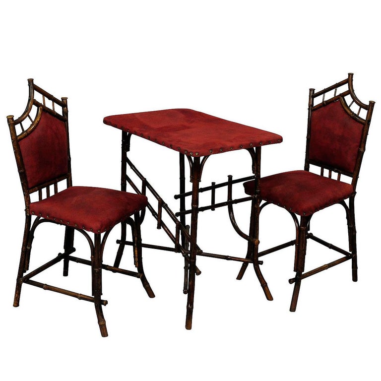 Asian Inspired Set Of Bamboo Furniture Circa 1930s
