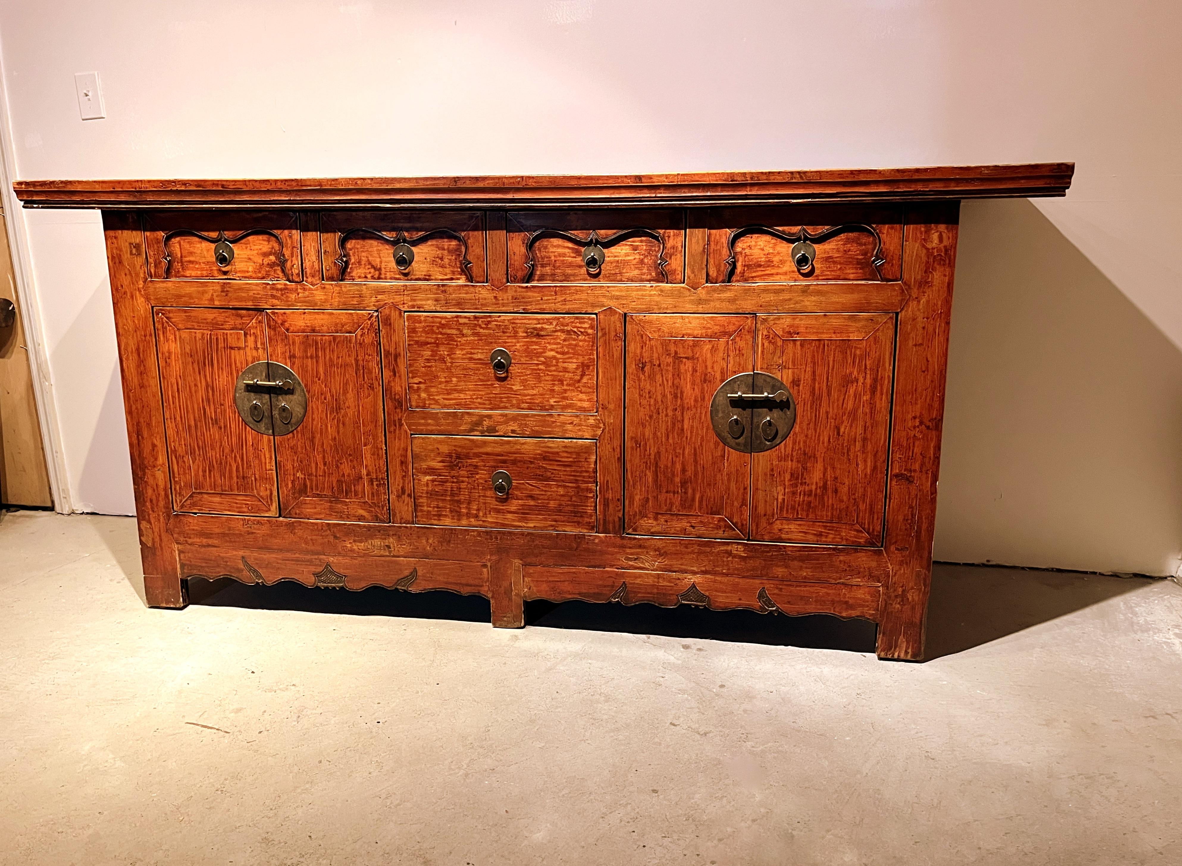 Cinese Credenza asiatica Jumu Wood in vendita