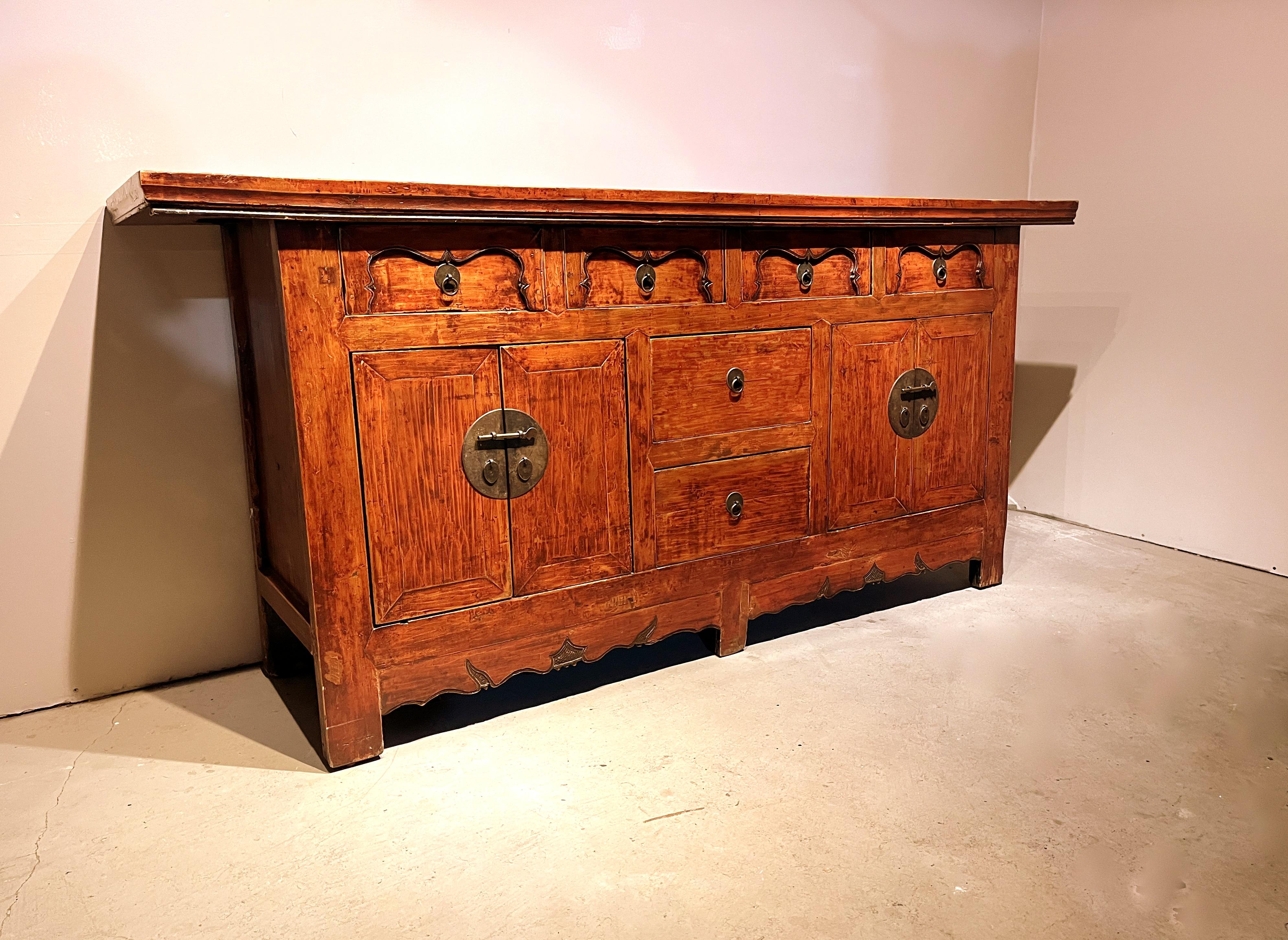 Credenza asiatica Jumu Wood In condizioni buone in vendita a Greenwich, CT