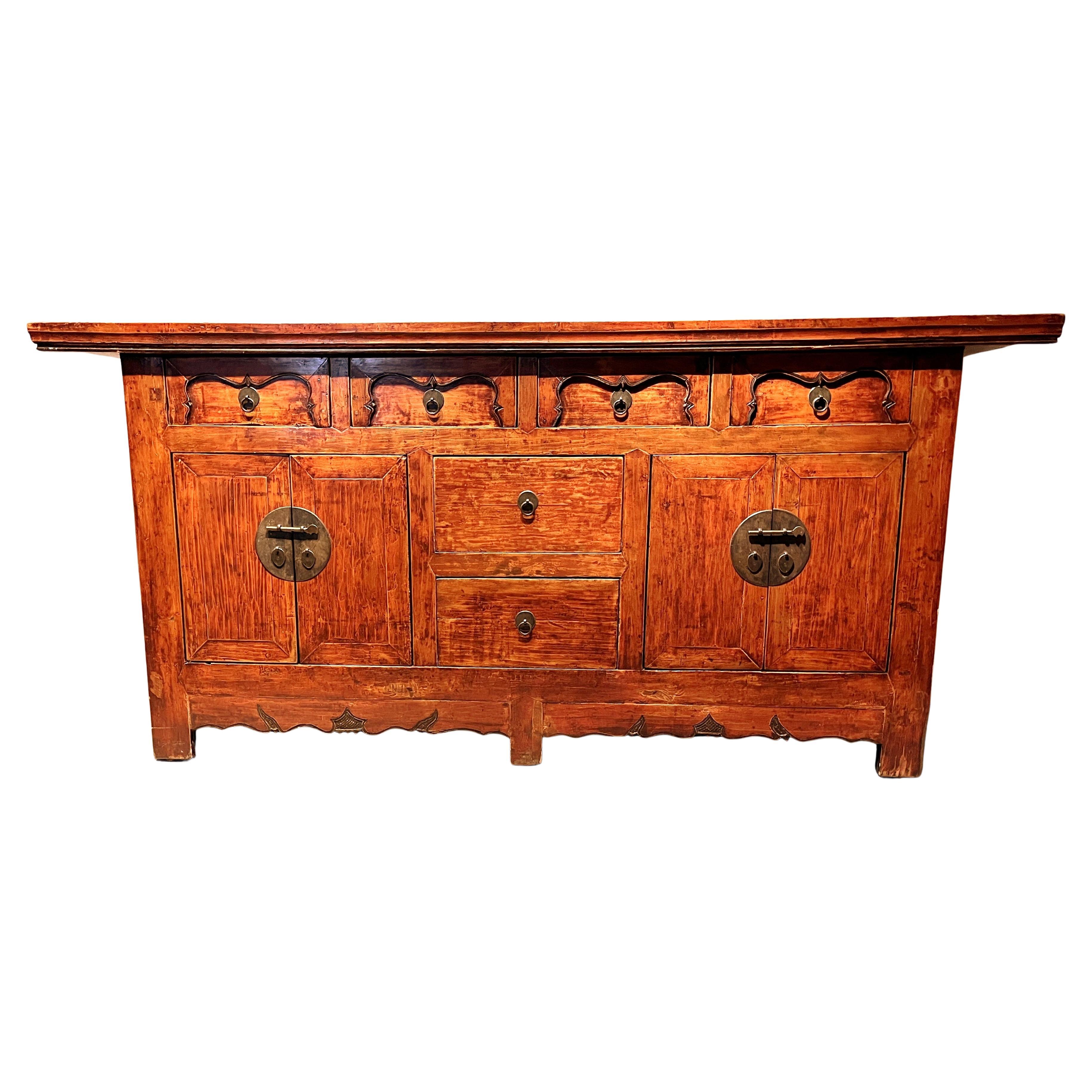 Asian Jumu Wood Sideboard