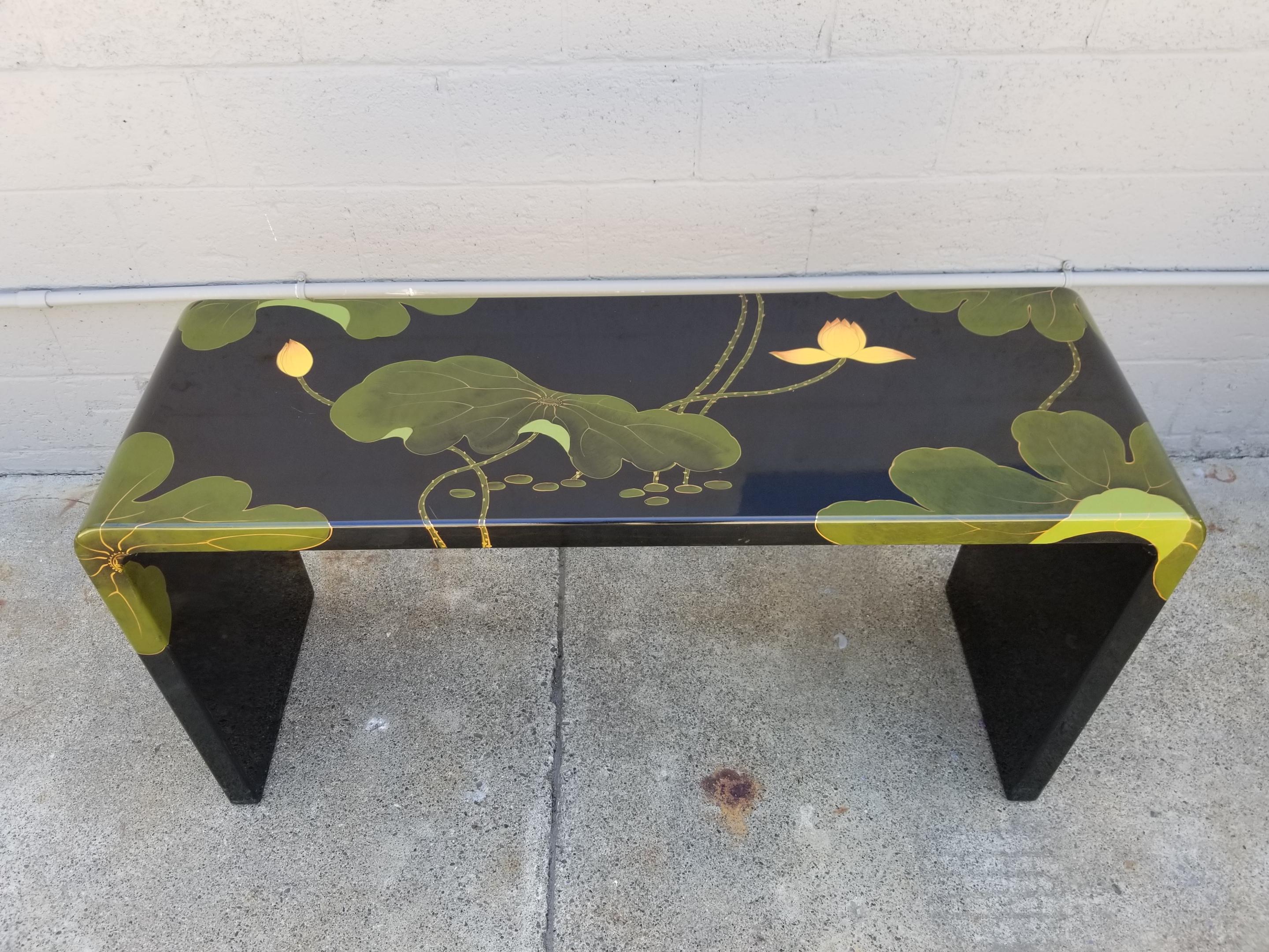 Asian Lacquer Console Table 6