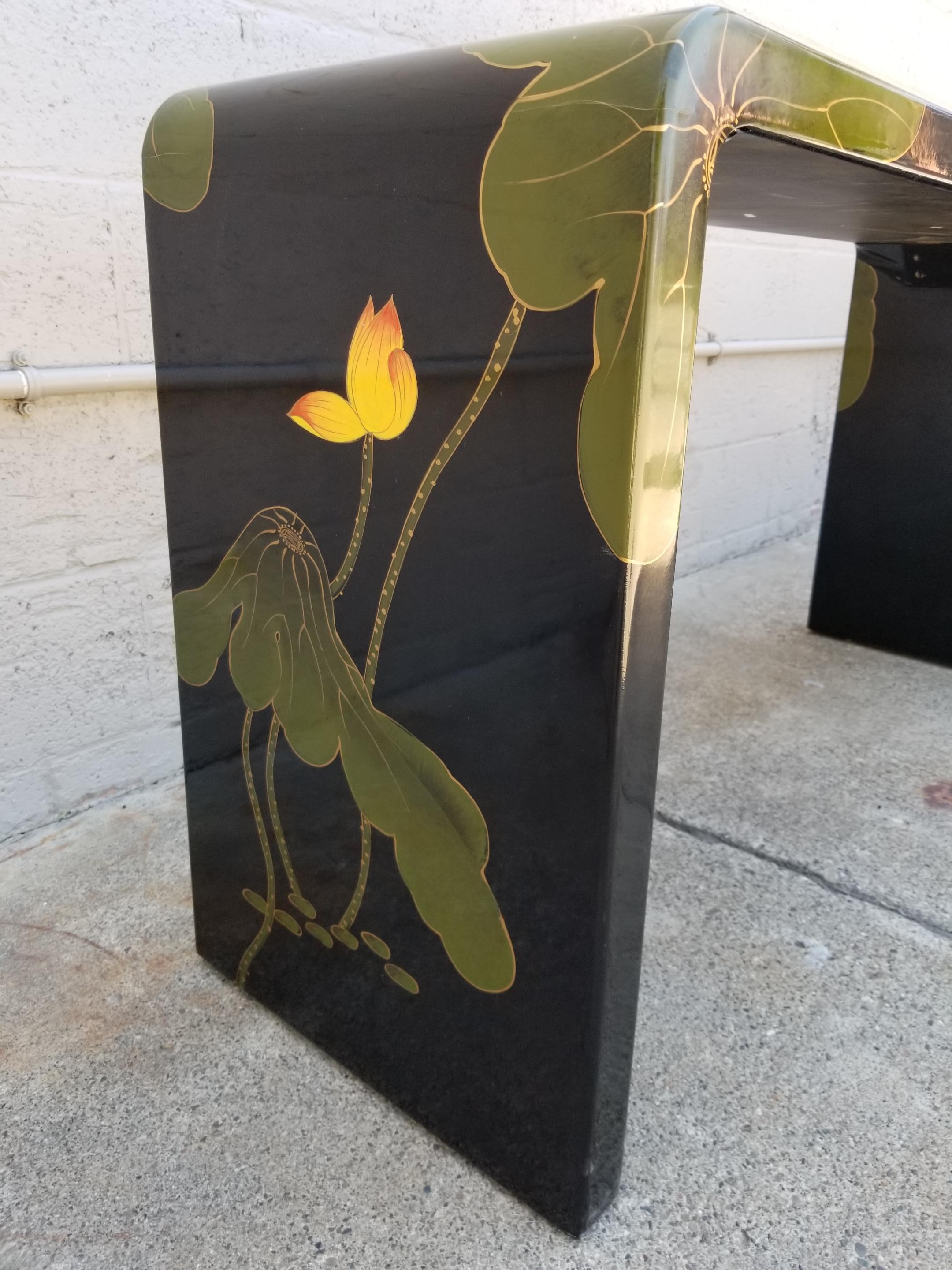 20th Century Asian Lacquer Console Table